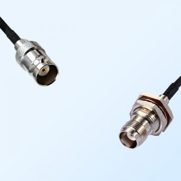 BNC Female - TNC Bulkhead Female with O-Ring Coaxial Cable Assemblies