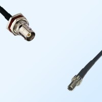 BNC Bulkhead Female with O-Ring - CRC9 Male Coaxial Cable Assemblies