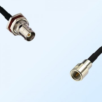 BNC Bulkhead Female with O-Ring - FME Male Coaxial Cable Assemblies