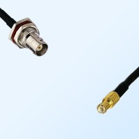 BNC Bulkhead Female with O-Ring - MCX Male Coaxial Cable Assemblies