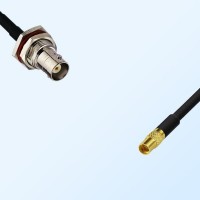 BNC Bulkhead Female with O-Ring - MMCX Female Coaxial Cable Assemblies