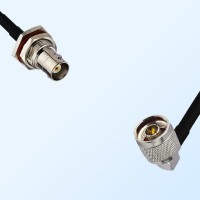 BNC Bulkhead Female with O-Ring - N Male R/A Coaxial Cable Assemblies
