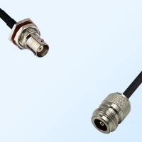 BNC Bulkhead Female with O-Ring - N Female Coaxial Cable Assemblies