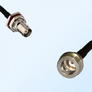 BNC Bulkhead Female with O-Ring - QN Male Coaxial Cable Assemblies