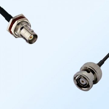 BNC Bulkhead Female with O-Ring - RP BNC Male Coaxial Cable Assemblies