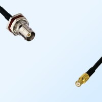 BNC Bulkhead Female with O-Ring - RP MCX Male Coaxial Cable Assemblies