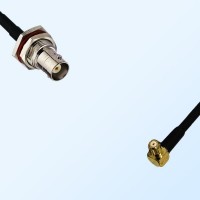 BNC Bulkhead Female with O-Ring - RP MCX Male R/A Cable Assemblies