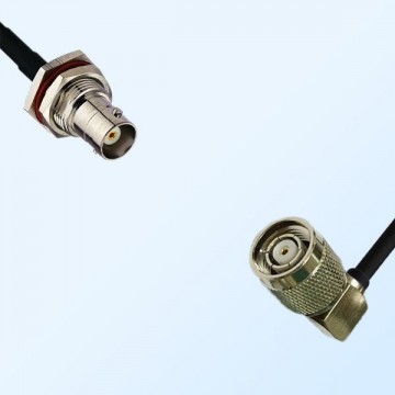 BNC Bulkhead Female with O-Ring - RP TNC Male R/A Cable Assemblies
