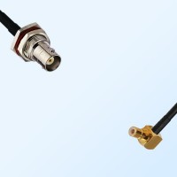 BNC Bulkhead Female with O-Ring - SMB Male R/A Cable Assemblies