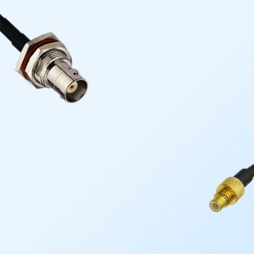 BNC Bulkhead Female with O-Ring - SMC Male Coaxial Cable Assemblies