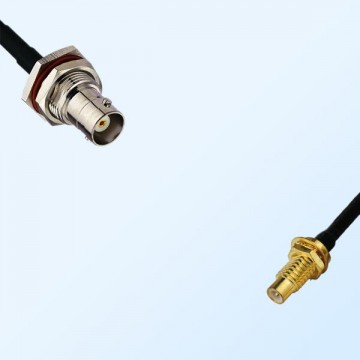 BNC Bulkhead Female with O-Ring - SMC Bulkhead Male Cable Assemblies