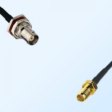 SSMA Female - BNC Bulkhead Female with O-Ring Coaxial Cable Assemblies