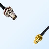 BNC O-Ring Bulkhead Female - SSMA Bulkhead Female Cable Assemblies