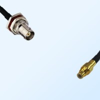 BNC Bulkhead Female with O-Ring - SSMC Male Coaxial Cable Assemblies