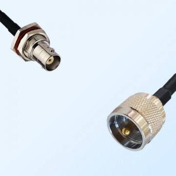 BNC Bulkhead Female with O-Ring - UHF Male Coaxial Cable Assemblies