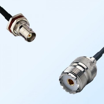 BNC Bulkhead Female with O-Ring - UHF Female Coaxial Cable Assemblies