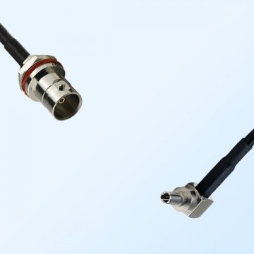 BNC Front Mount Bulkhead Female - CRC9 Male R/A Cable Assemblies