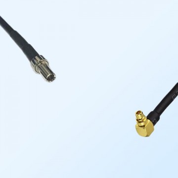 CRC9 Male - MMCX Male Right Angle Coaxial Jumper Cable