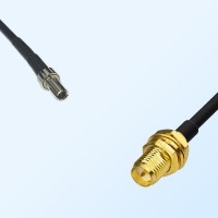 CRC9 Male - RP SMA Bulkhead Female Coaxial Jumper Cable