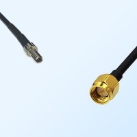 CRC9 Male - SMA Male Coaxial Jumper Cable