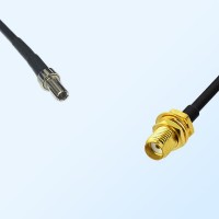 CRC9 Male - SMA Bulkhead Female Coaxial Jumper Cable