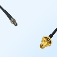 SMA Bulkhead Female with O-Ring - CRC9 Male Coaxial Cable Assemblies