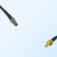 CRC9 Male - SMB Bulkhead Male Coaxial Jumper Cable