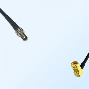 CRC9 Male - SSMA Male Right Angle Coaxial Jumper Cable