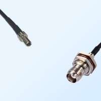 CRC9 Male - TNC Bulkhead Female with O-Ring Coaxial Jumper Cable