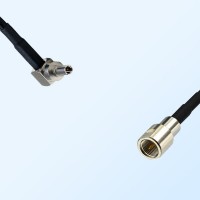 FME Male - CRC9 Male Right Angle Coaxial Jumper Cable
