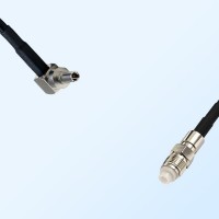 FME Female - CRC9 Male Right Angle Coaxial Jumper Cable