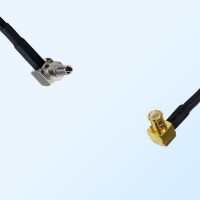 MCX Male Right Angle - CRC9 Male Right Angle Coaxial Jumper Cable