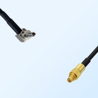 CRC9 Male Right Angle - MMCX Male Coaxial Jumper Cable