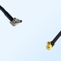 CRC9 Male Right Angle - MMCX Female Right Angle Coaxial Jumper Cable