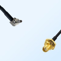 SMA Bulkhead Female with O-Ring - CRC9 Male R/A Cable Assemblies