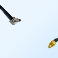 CRC9 Male Right Angle - SMC Male Coaxial Jumper Cable