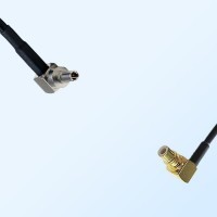 CRC9 Male Right Angle - SMC Male Right Angle Coaxial Jumper Cable