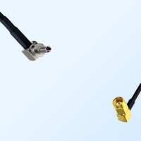 CRC9 Male Right Angle - SSMA Male Right Angle Coaxial Jumper Cable
