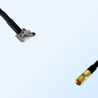 CRC9 Male Right Angle - SSMC Female Coaxial Jumper Cable
