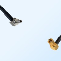 CRC9 Male Right Angle - SSMC Female Right Angle Coaxial Jumper Cable