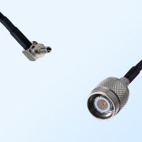 CRC9 Male Right Angle - TNC Male Coaxial Jumper Cable