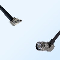 CRC9 Male Right Angle - TNC Male Right Angle Coaxial Jumper Cable