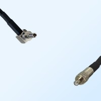CRC9 Male Right Angle - TS9 Female Coaxial Jumper Cable