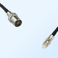 FME Female - DVB-T TV Male Coaxial Jumper Cable