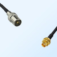 DVB-T TV Male - MCX Bulkhead Female Coaxial Jumper Cable