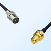 DVB-T TV Male - RP SMA Bulkhead Female Coaxial Jumper Cable