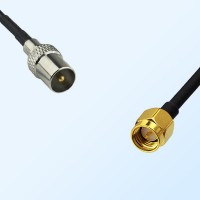 DVB-T TV Male - SMA Male Coaxial Jumper Cable