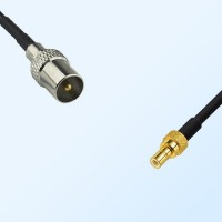 DVB-T TV Male - SMB Male Coaxial Jumper Cable