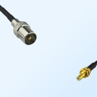 DVB-T TV Male - SMB Bulkhead Male Coaxial Jumper Cable
