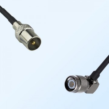 DVB-T TV Male - TNC Male Right Angle Coaxial Jumper Cable